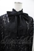 画像4: Moi-meme-Moitie / タイニーローズレースリボンブラウス 9号 ブラック H-25-12-10-1020-MO-BL-KB-ZH (4)