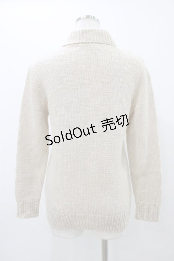 画像2: Leur Getter / ロイヤルキャットニットジャケット  アイボリー H-25-12-10-1021-LU-JA-KB-ZH (2)