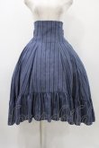 画像1: Sheglit / "小夜曲"バッスルスカート  ネイビー H-25-12-10-1022-EL-SK-KB-ZH (1)