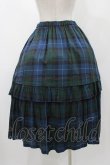 画像2: Jane Marple Dans Le Salon / タータンチェックパネルスカート  ネイビー H-25-12-10-1023-JM-SK-KB-ZH (2)