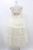 画像2: merry jenny / チュールドロストロングワンピース  アイボリー H-25-12-10-1027-LO-OP-KB-ZH (2)