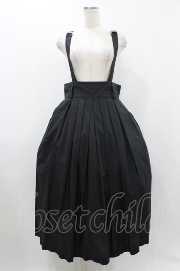 画像1: Jane Marple / タイプライターサスペンダースカート  ブラック H-25-12-10-1028-JM-SK-KB-ZH (1)