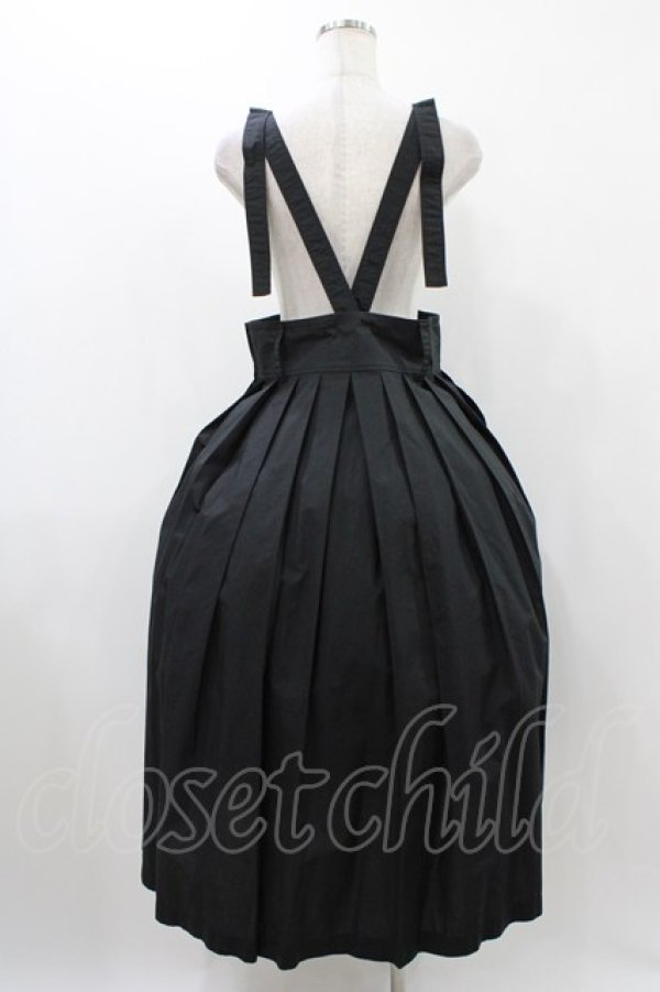 画像2: Jane Marple / タイプライターサスペンダースカート  ブラック H-25-12-10-1028-JM-SK-KB-ZH (2)