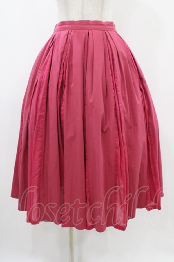 画像1: Jane Marple Dans Le Salon / プリーツロングスカート M ローズピンク H-25-12-10-1031-JM-SK-KB-ZH (1)