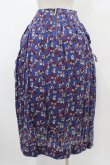 画像2: Jane Marple Dans Le Salon / Dance With Roses Drawstring Skirt  ネイビー H-25-12-10-1032-JM-SK-KB-ZH (2)