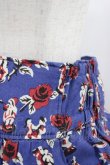 画像3: Jane Marple Dans Le Salon / Dance With Roses Drawstring Skirt  ネイビー H-25-12-10-1032-JM-SK-KB-ZH (3)