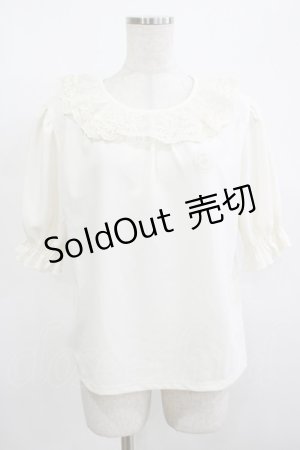 画像: m petit by misako / TT*AOKエリレースPO M アイボリー H-25-12-10-048-LO-TO-NS-ZH