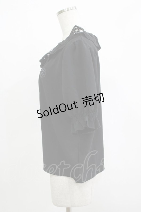 画像2: m petit by misako / TT*AOKエリレースPO M ブラック H-25-12-10-049-LO-TO-NS-ZH (2)