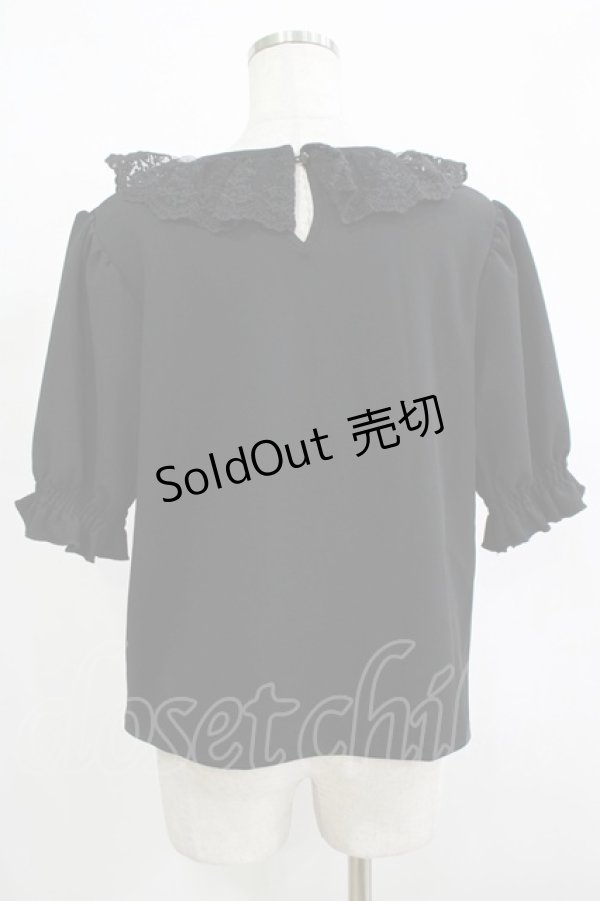 画像3: m petit by misako / TT*AOKエリレースPO M ブラック H-25-12-10-049-LO-TO-NS-ZH (3)