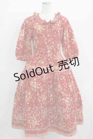 画像: PINK HOUSE / いちご柄ワンピース Free レッド H-25-12-10-005-LO-OP-NS-ZH