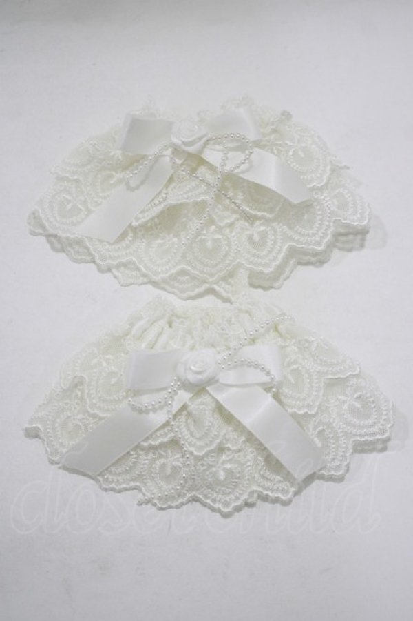 画像1: metamorphose / バラ付レースカフス Free オフ H-25-12-10-070-ME-ZA-NS-ZH (1)