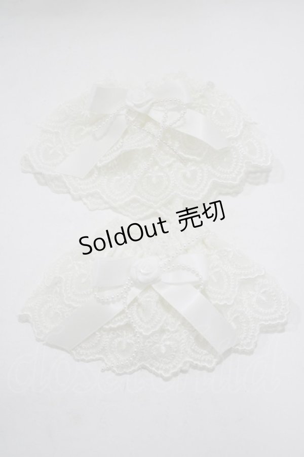 画像1: metamorphose / バラ付レースカフス Free オフ H-25-12-10-070-ME-ZA-NS-ZH (1)