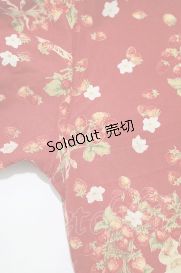 画像6: PINK HOUSE / いちご柄ワンピース Free レッド H-25-12-10-005-LO-OP-NS-ZH (6)