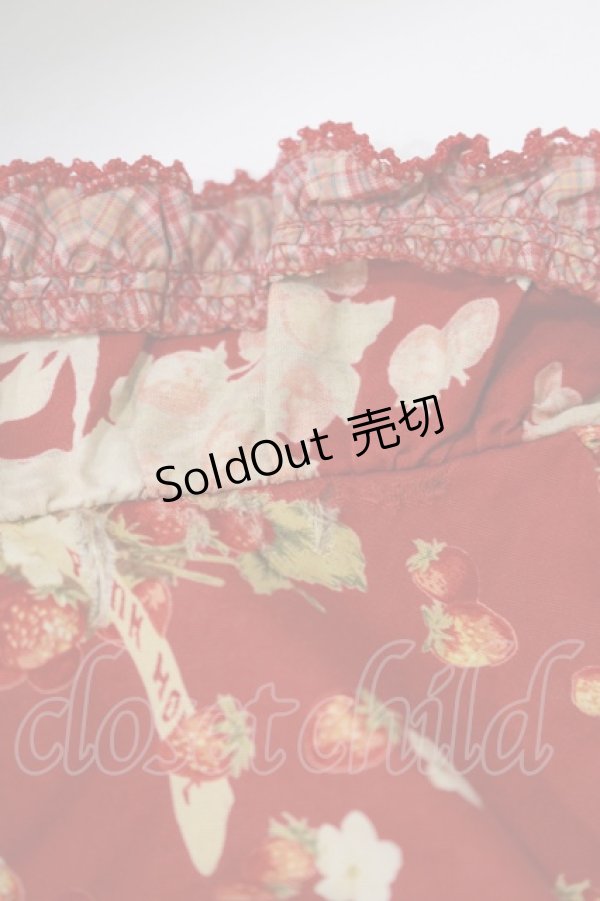 画像8: PINK HOUSE / いちご柄ワンピース Free レッド H-25-12-10-005-LO-OP-NS-ZH (8)