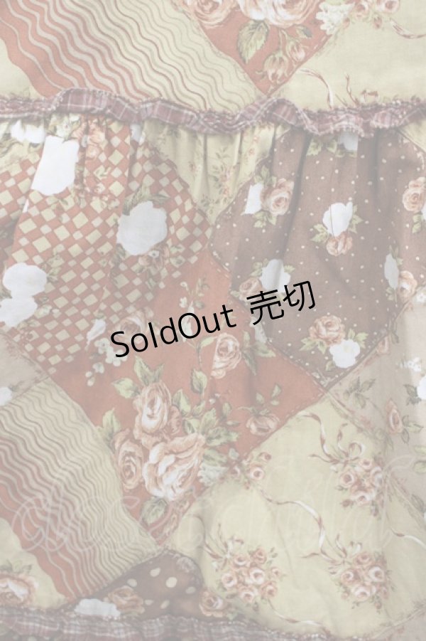 画像4: KANEKO ISAO / 花柄スカート Free ブラウン H-25-12-10-009-EL-SK-NS-ZH (4)