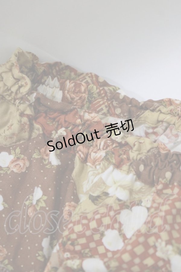 画像5: KANEKO ISAO / 花柄スカート Free ブラウン H-25-12-10-009-EL-SK-NS-ZH (5)