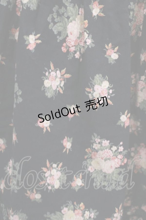 画像3: PINK HOUSE / 花柄スカート Free ブラック H-25-12-10-011-LO-SK-NS-ZH (3)