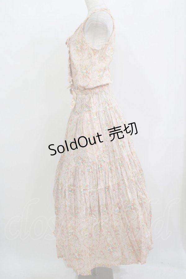 画像2: PINK HOUSE / 花柄ワンピース Free ピンク H-25-12-10-013-LO-OP-NS-ZH (2)