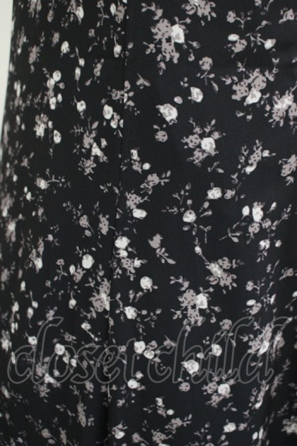 画像4: An MILLE / 花柄ロングワンピース Free ブラック H-25-12-10-017-EL-OP-NS-ZH (4)