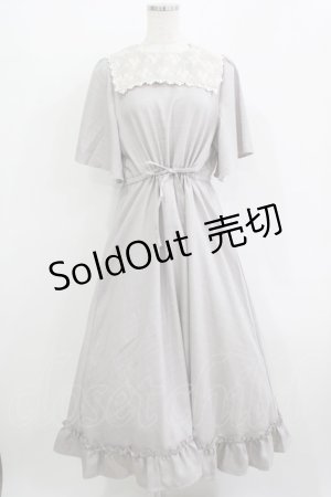 画像: m petit by misako / TT*AOKレースセーラーワンピース M グレー H-25-12-10-018-LO-OP-NS-ZH