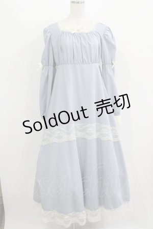 画像: FLC / 星名桜子/hsスクエアネックOP　 M サックス H-25-12-10-019-LO-OP-NS-ZH