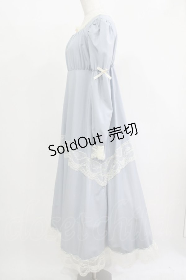 画像2: FLC / 星名桜子/hsスクエアネックOP　 M サックス H-25-12-10-019-LO-OP-NS-ZH (2)