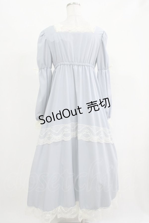 画像3: FLC / 星名桜子/hsスクエアネックOP　 M サックス H-25-12-10-019-LO-OP-NS-ZH (3)