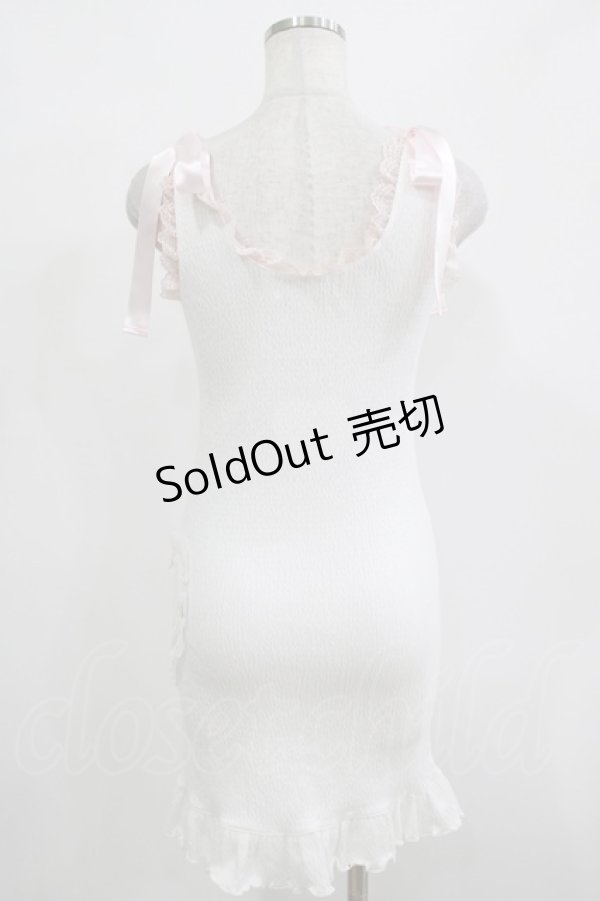 画像3: Katie / LOVED BY YOU tank one-piece  ホワイト H-25-12-11-027-LO-OP-KB-ZH (3)