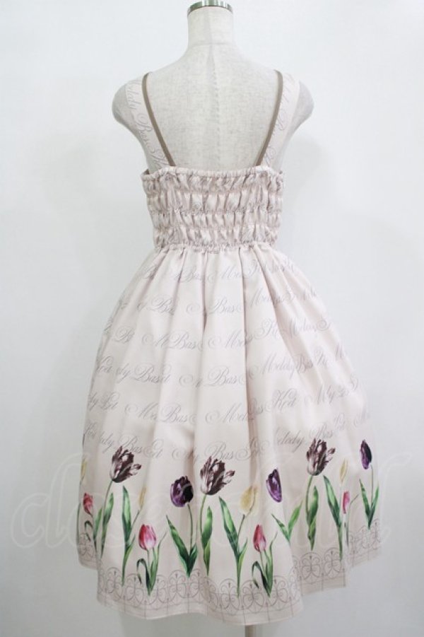 画像3: Melody BasKet / Classy Tulipsジャンパースカート M ピンク H-25-12-11-003-LO-OP-KB-ZH (3)