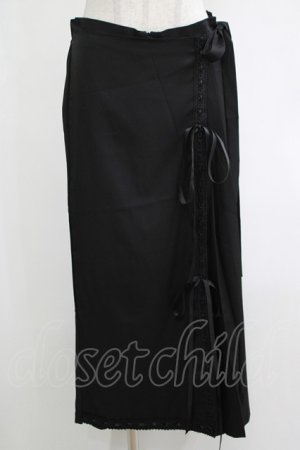 画像: Triple fortune / ラップフレアパンツ XL ブラック H-25-12-11-034-EL-PA-KB-ZH