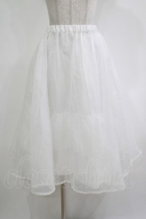 画像: Sheglit / ロングバッスルパニエ  白 H-25-12-11-036-EL-SK-KB-ZH