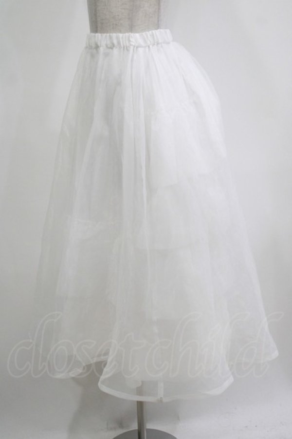 画像2: Sheglit / ロングバッスルパニエ  白 H-25-12-11-036-EL-SK-KB-ZH (2)