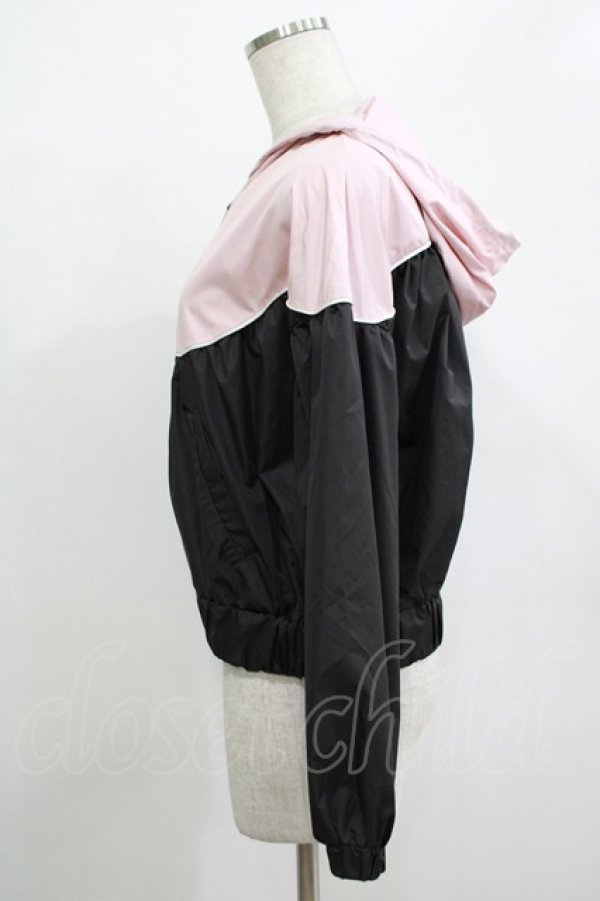画像2: MILK / マシュマロジャケット  黒×ピンク H-25-12-11-037-ML-JA-KB-ZH (2)