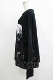 画像2: QOOZA / 東京喰種×QOOZA金木研 ダメージスウェット  ブラック H-25-12-11-042-PU-TO-KB-ZH (2)