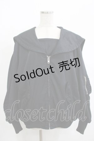 画像: Candy Stripper / SAILOR MA-1  ブラック H-25-12-11-046-PU-JA-KB-ZH