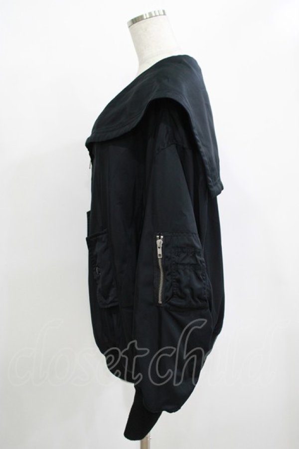 画像2: Candy Stripper / SAILOR MA-1  ブラック H-25-12-11-046-PU-JA-KB-ZH (2)