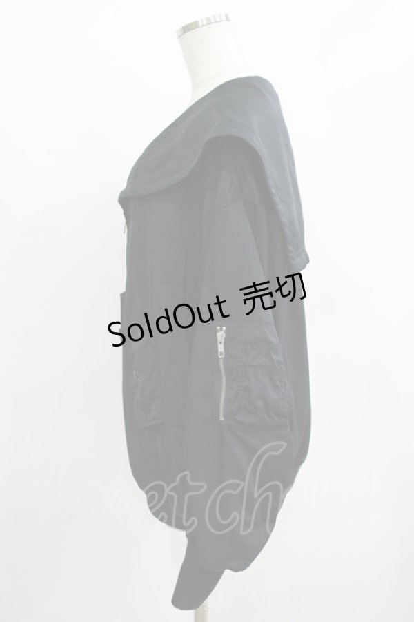 画像2: Candy Stripper / SAILOR MA-1  ブラック H-25-12-11-046-PU-JA-KB-ZH (2)