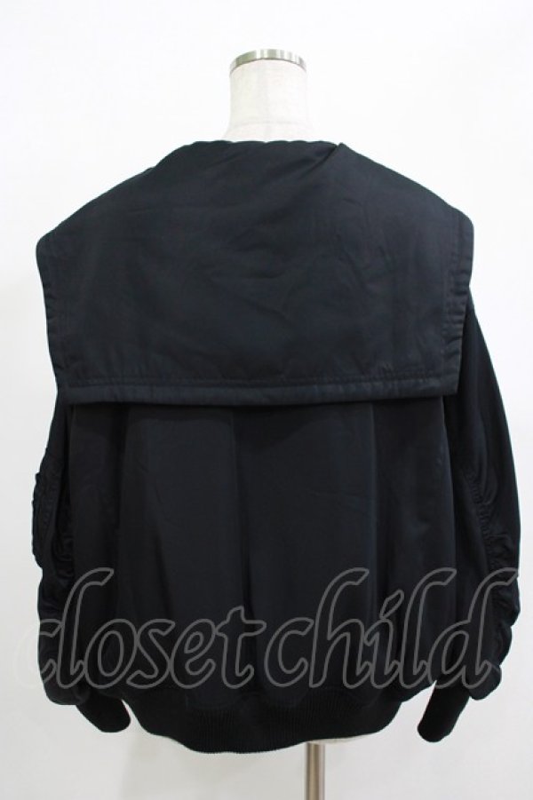 画像3: Candy Stripper / SAILOR MA-1  ブラック H-25-12-11-046-PU-JA-KB-ZH (3)