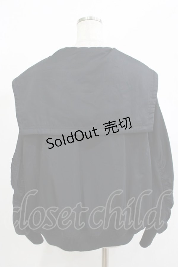 画像3: Candy Stripper / SAILOR MA-1  ブラック H-25-12-11-046-PU-JA-KB-ZH (3)