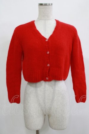 画像: Katie / Knit cardigan  red H-25-12-11-052-LO-TO-KB-ZH