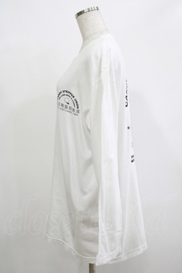 画像2: Candy Stripper / TOKYO PANDA CLUB L/S Tシャツ 2(M) ホワイト H-25-12-11-054-PU-TO-KB-ZH (2)