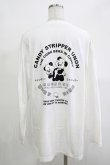 画像3: Candy Stripper / TOKYO PANDA CLUB L/S Tシャツ 2(M) ホワイト H-25-12-11-054-PU-TO-KB-ZH (3)