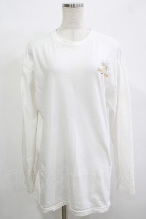 画像: Candy Stripper / EGG FREAKS L/S Tシャツ  白 H-25-12-11-055-PU-TO-KB-ZH
