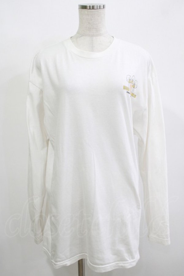 画像1: Candy Stripper / EGG FREAKS L/S Tシャツ  白 H-25-12-11-055-PU-TO-KB-ZH (1)