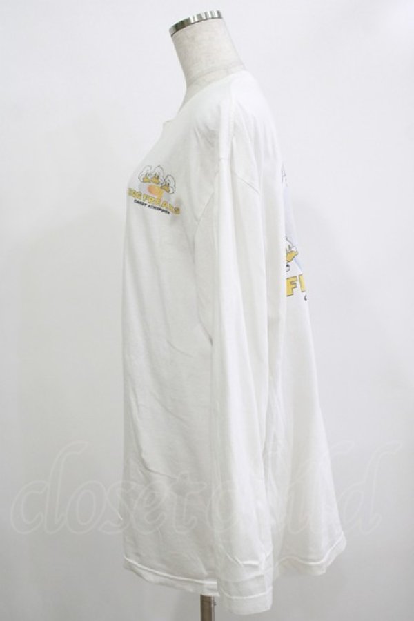 画像2: Candy Stripper / EGG FREAKS L/S Tシャツ  白 H-25-12-11-055-PU-TO-KB-ZH (2)