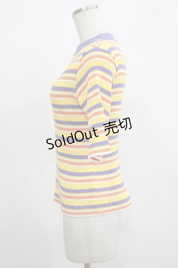 画像2: Candy Stripper / SUNNY RIB  2 パープル H-25-12-11-056-PU-TO-KB-ZT1216J (2)