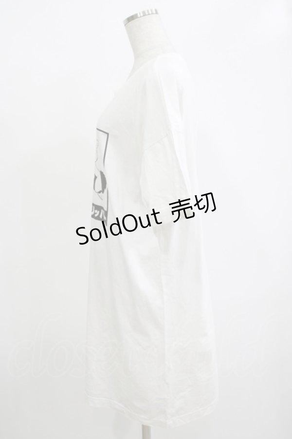 画像2: Candy Stripper / PRISONER BUNNYS BIG BIG TEE  ホワイト H-25-12-11-058-PU-TO-KB-ZT461 (2)