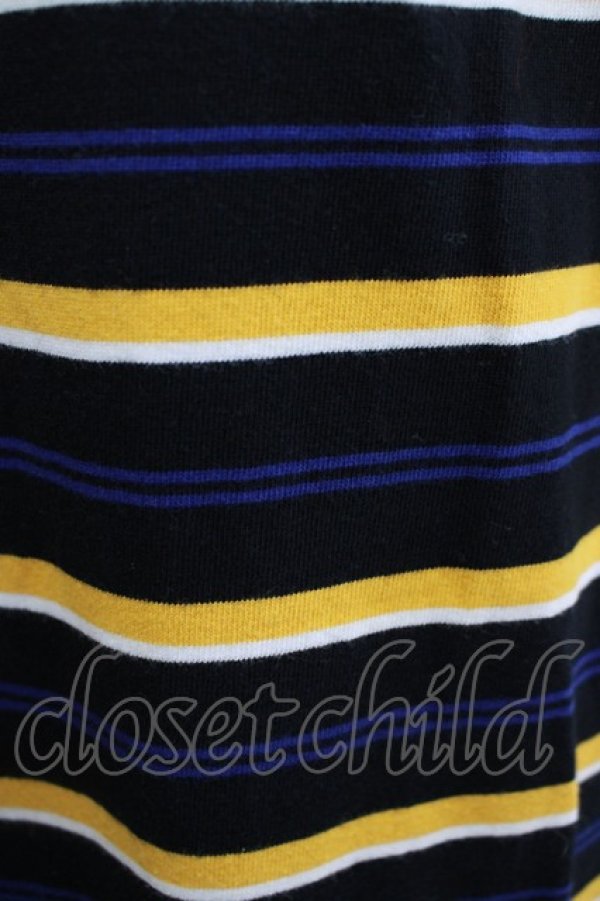 画像4: Candy Stripper / JUST RIGHT WAVE BORDERワンピース  ブラック H-25-12-11-059-PU-OP-KB-ZH (4)