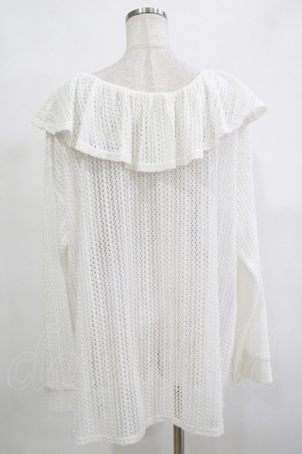 画像3: merry jenny / メッシュニットソーリラクシーチュニック  アイボリー H-25-12-11-062-LO-TO-KB-ZH (3)