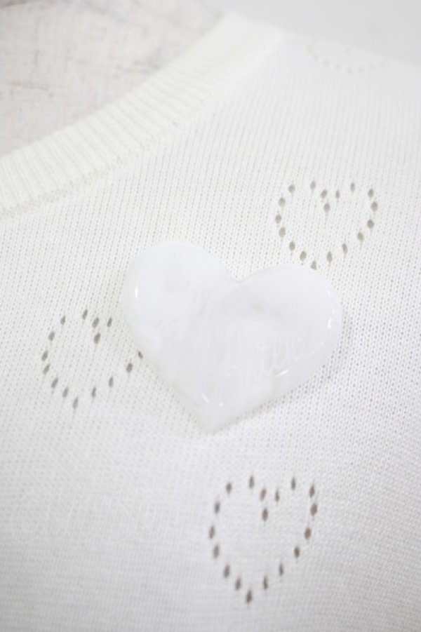 画像4: MILK / Loveカーデ  オフ×ホワイトマーブル H-25-12-11-063-ML-TO-KB-ZH (4)